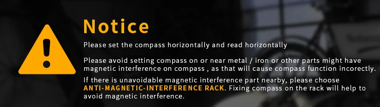 Description Picture 4 of itemKANPAS bike compass with Locking system / bicycles and motorcycles compass/ handlebar compass/ Bike Accessories