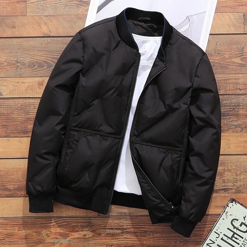 Winter Golf Wear Men High Quality Golf Jacket Fashion Casual Baseball Coat Korean Short Padded Jacket Men's Clothing