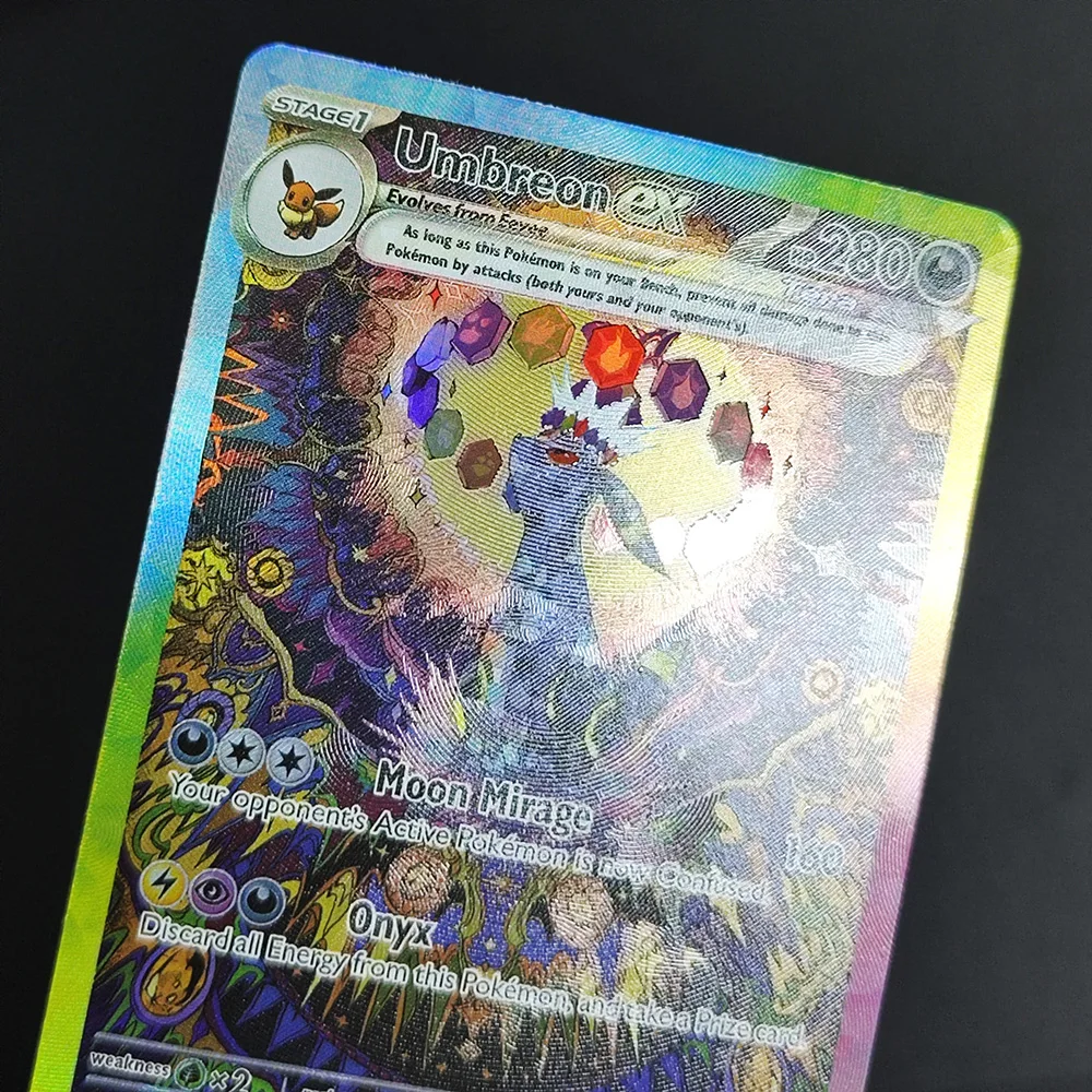 DIY PKM-Karten Mega Gengar Ex Charizard Umbreon Greninja Mew Giratina Flash Englische Spielkarten – Detail 31