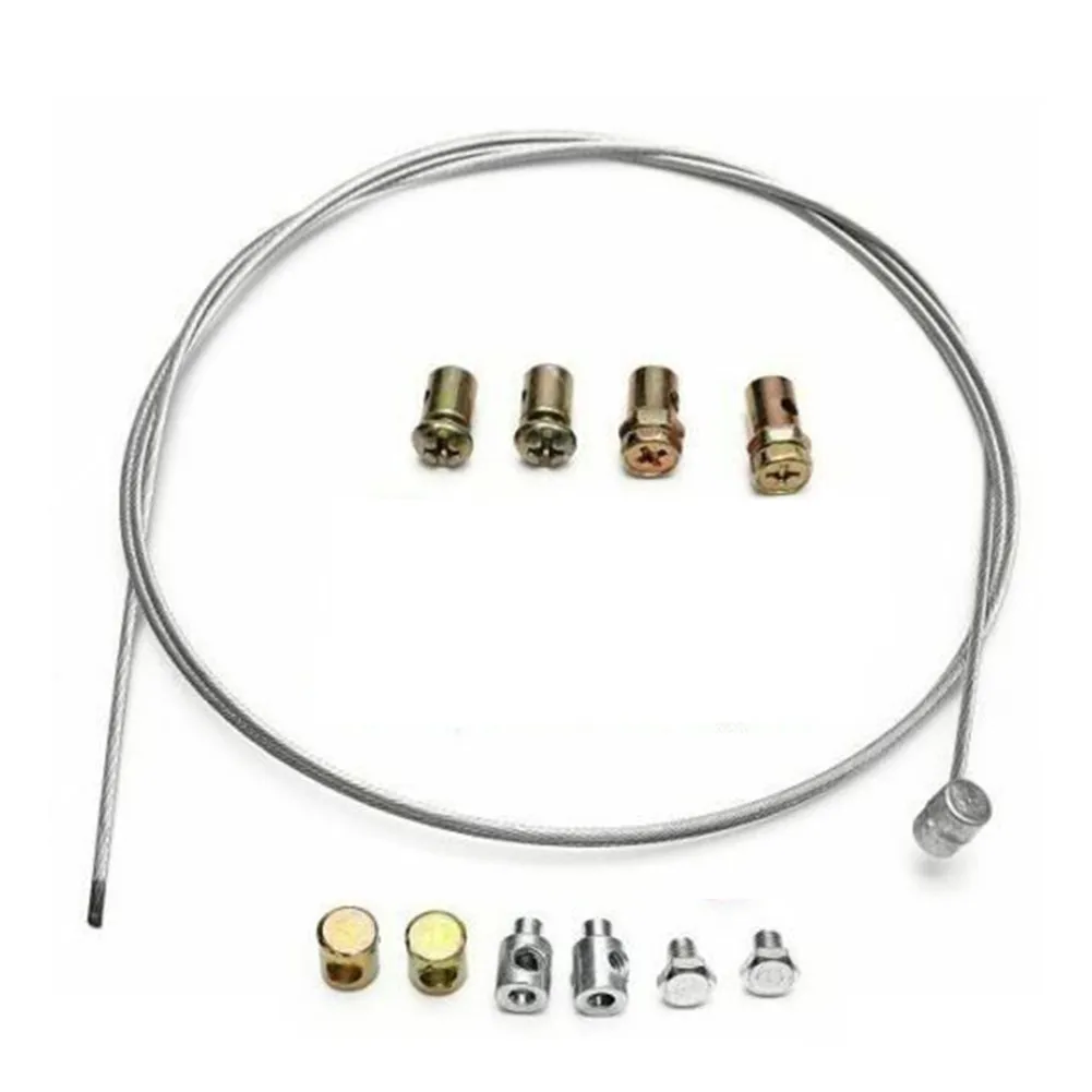 Universal Throttle Clutch Cable Repair Kit Lawnmower Rotovator Parts