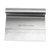 Stainless Steel Dough Pastry Scraper Pizza Cutter Chopper with Measuring Scale Multipurpose Cake Bread Separator Scale Knife 3