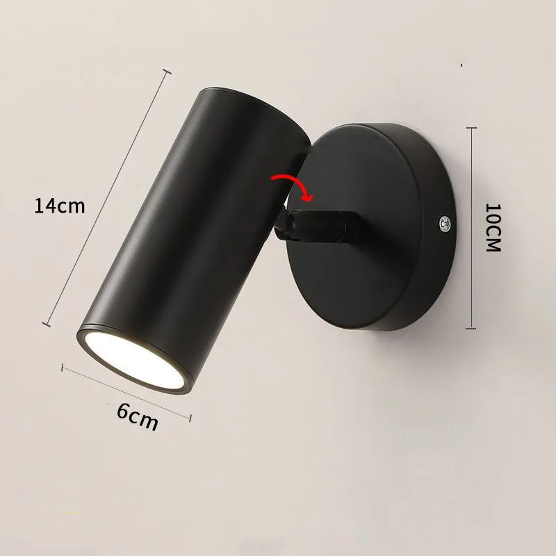 Omee Nordic Wall Lamp Spotlight 5W Led Living Room Bedroom Bedside sconce Interior Flexible Lamps Family Corridor Loft Lighting