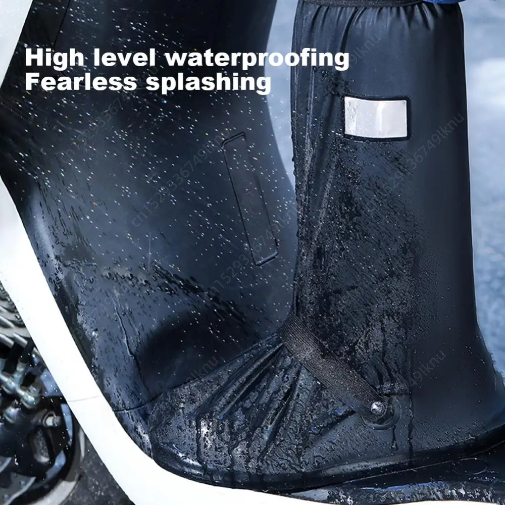 Silicone Rain Boot Anti-Slip Rain Boots Unisex Outdoor Rainy Day Protectors Shoes CoverReusable Motorcycle Boot Gear shoe covers motorcycle shoe cover rain boots motorcycle rain boots motorcycle boots