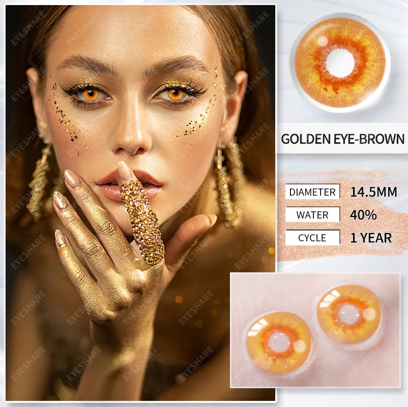 EYESHARE Farbkontaktlinsen für Augen, 1 Paar weiße Cosplay-Linsen, Anime-Zubehör, Linsen, schwarze Kontaktlinsen für Halloween – Detail 26