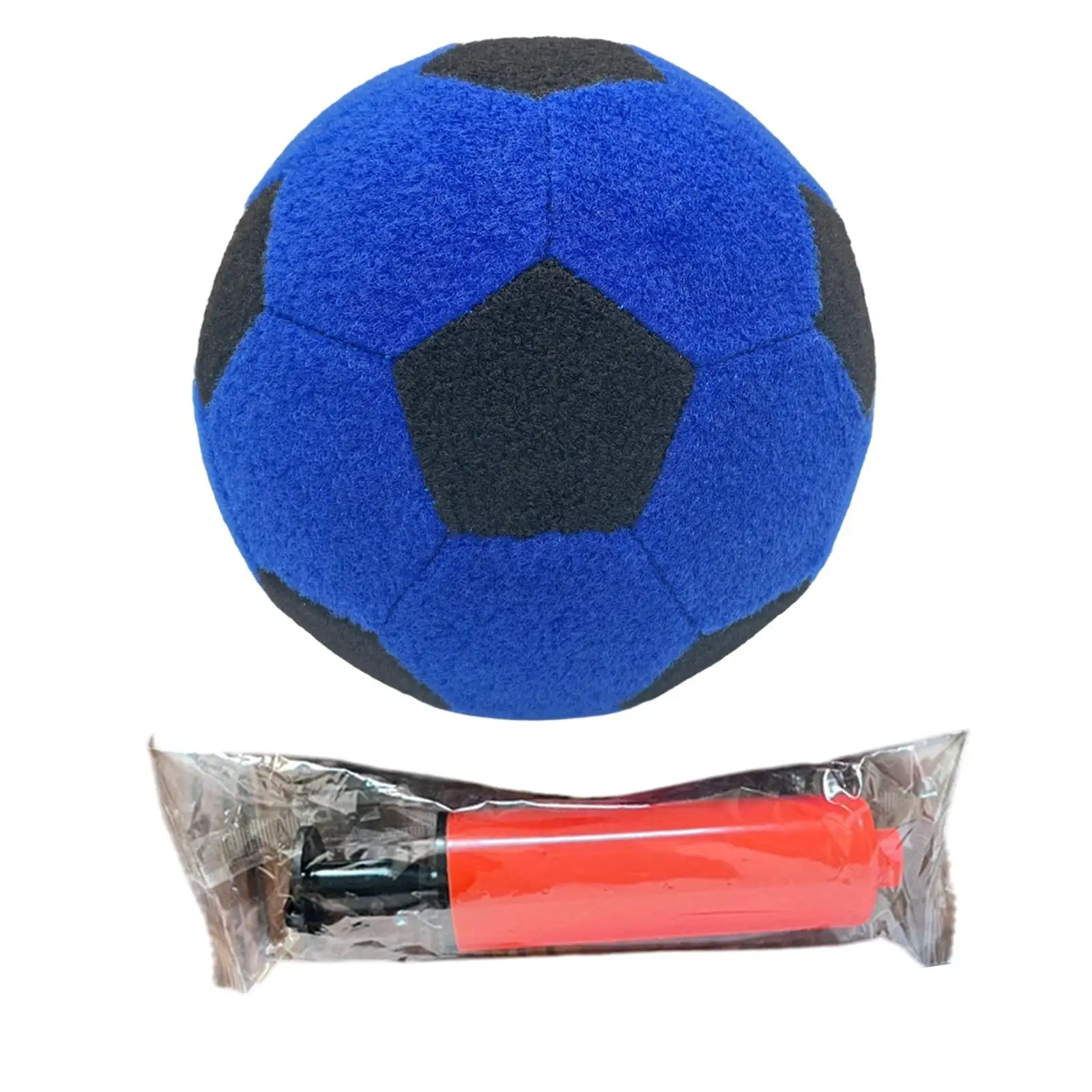 Inflatable Felt Soccer Football Size 4 with Pump Game Sports Sturdy Sticky Soccer Ball Ball for Club Outdoor Training