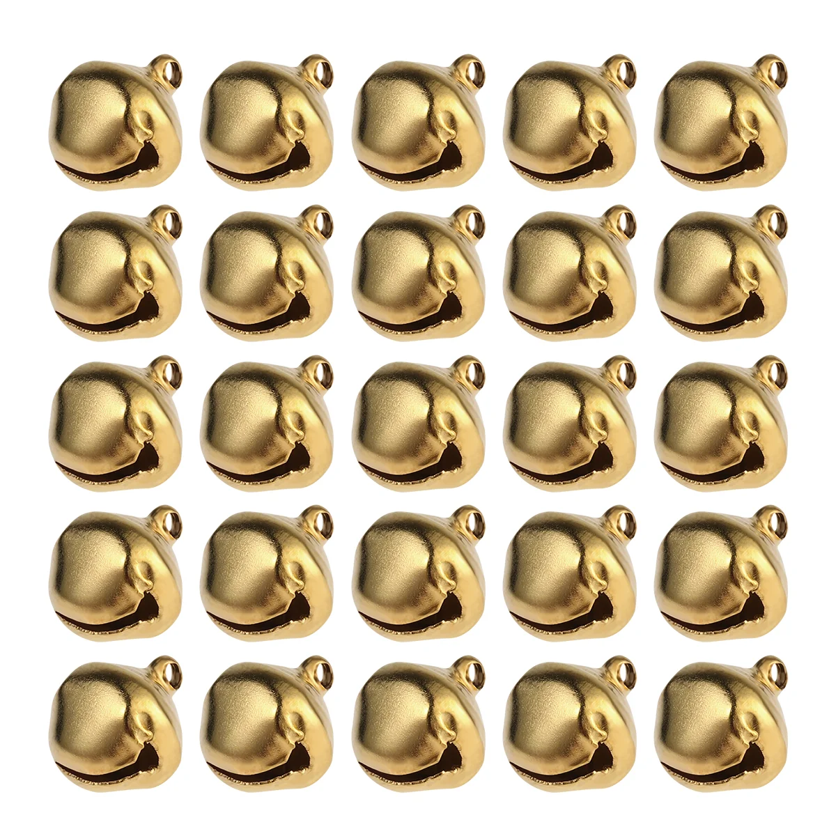 

100Pcs 12mm Small Bells Craft Bell Japanese Good Bell Collar Bell DIY Wind Chimes Bells Jewelry Charms for Festival Wreath
