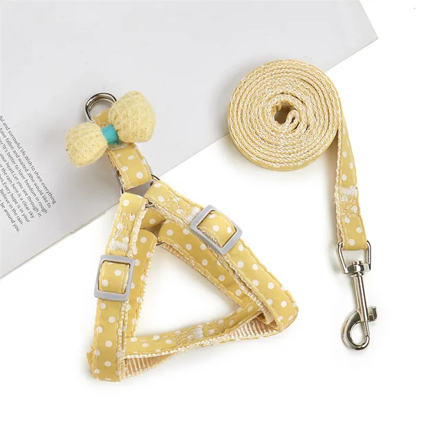 Yellow Harness Leash