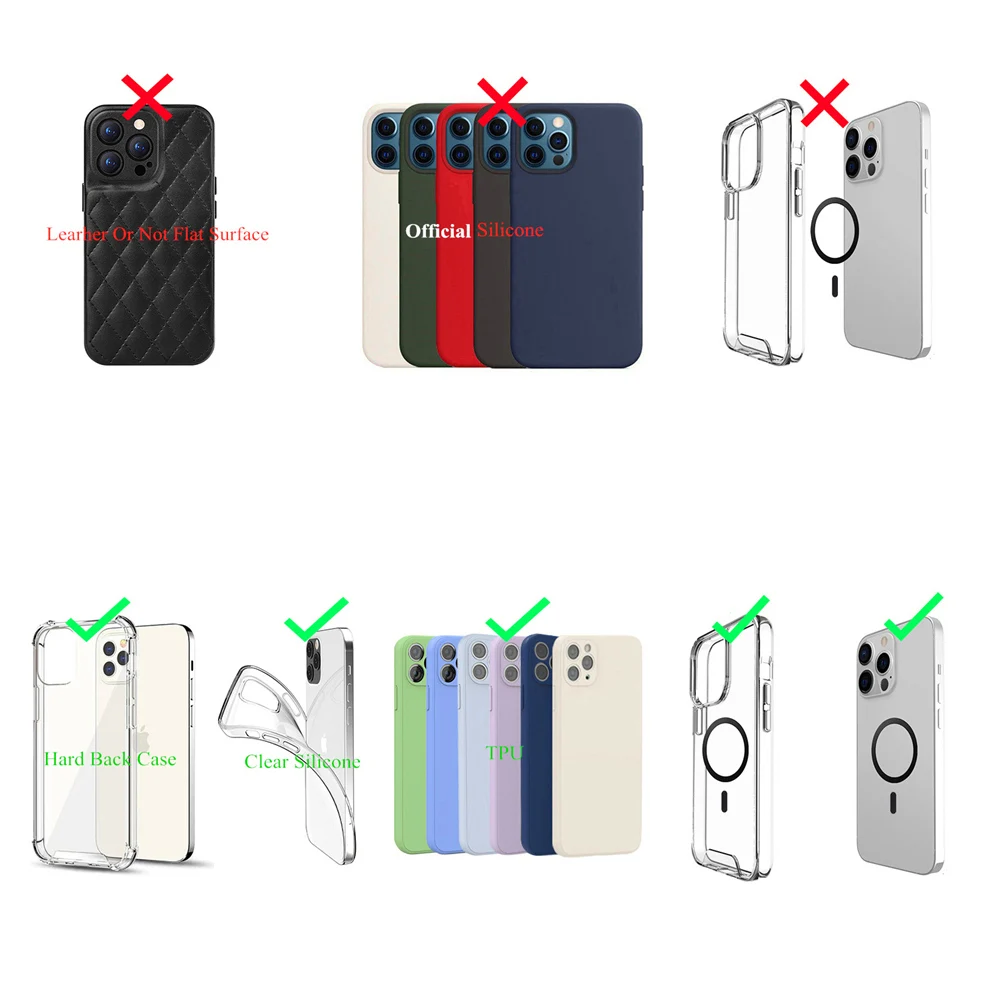 Magsafe iphone 15 Pro Max 14 13 12 범용 무선 충전 자기 자동차 홀더 시트 플레이트 용 6Pcs 금속 링 스티커