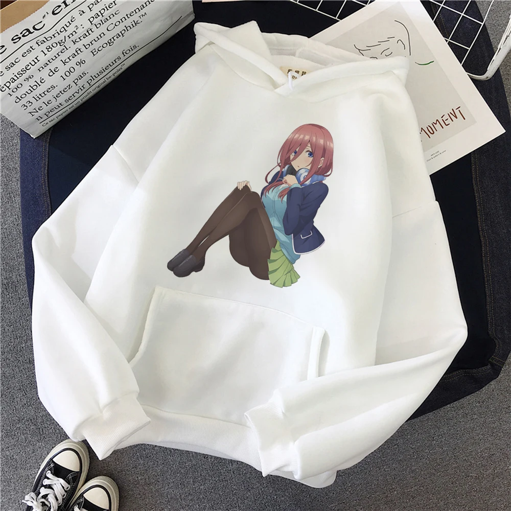 

the Quintessential Quintuplets hoodies women long sleeve top aesthetic sweater female japanese Hooded Shirt