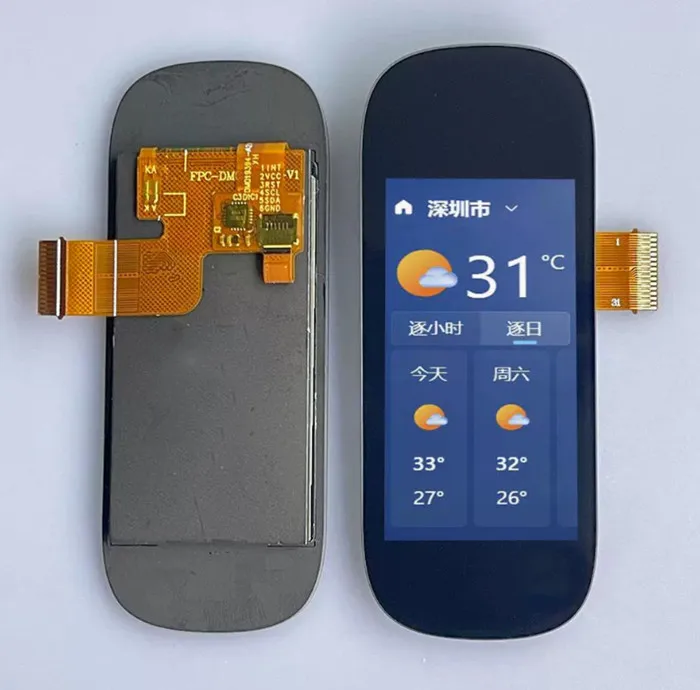 IPS 1.9 inch 31PIN 65K Color TFT LCD Capacitive Touch Screen ST7789/JD9853 IC IIC CST816D 170(RGB)*320 Parallel 8Bit Interfaace