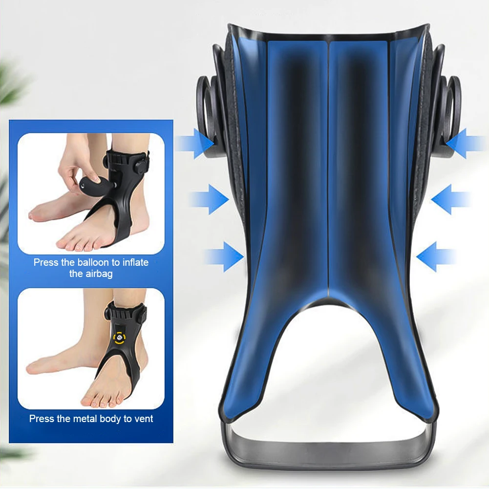Ankle support brace drop foot brace support orthosis AFO ankle strap comfortable and safe for hemiplegia stroke walking no airbag style