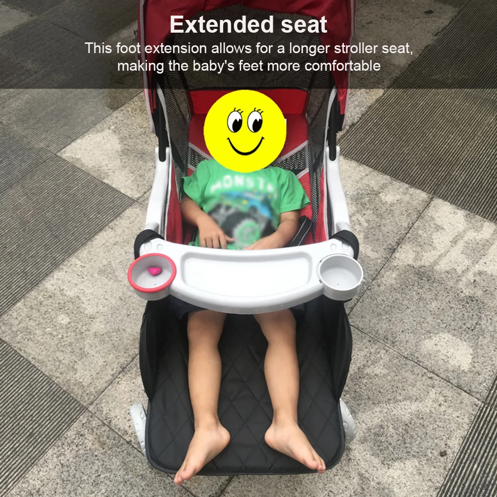 Reposapiés Universal Para Cochecito De Bebé, Pie De Extensió