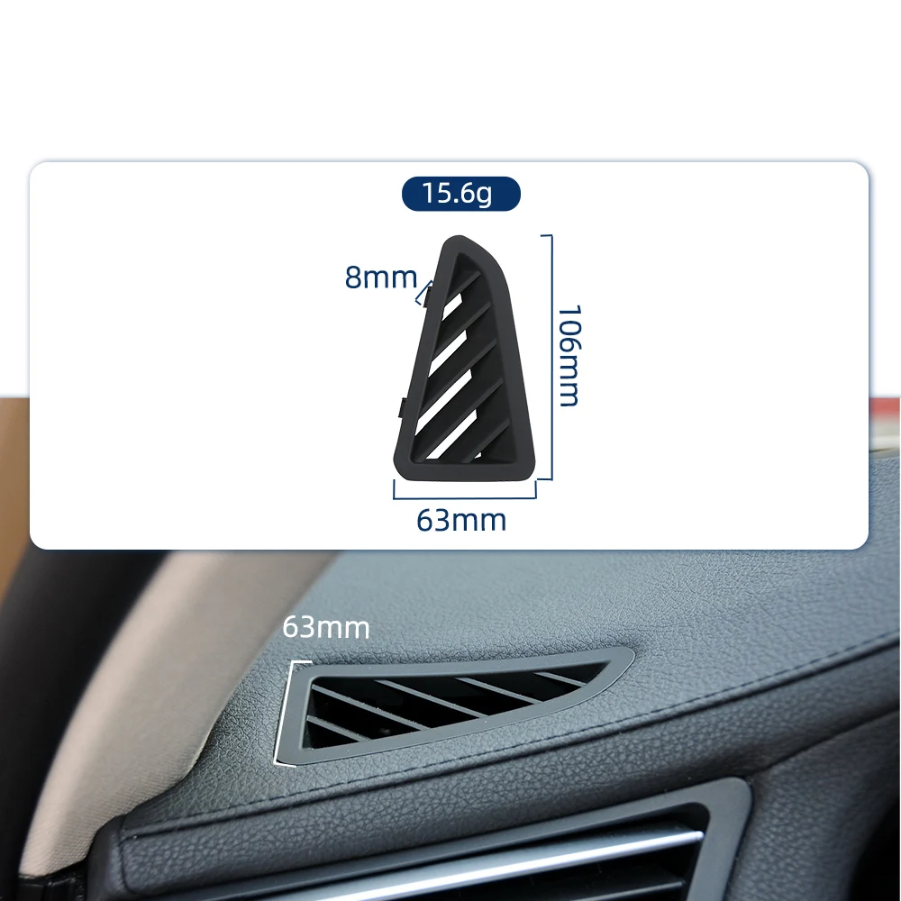 51459172959 51459172960 자동차 측면 에어컨 통풍구 커버 트림 프레임 스티커 BMW 7 시리즈 F01 F02 2008-2015용