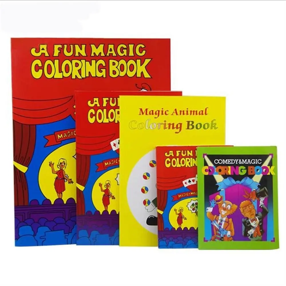 A Fun Magic Coloring Book Magic Tricks Fun Close Up Magia Mentalism Illusion Gimmick Props Classic Toys Magic Prop soda адвент календарь book of magic whatsnot