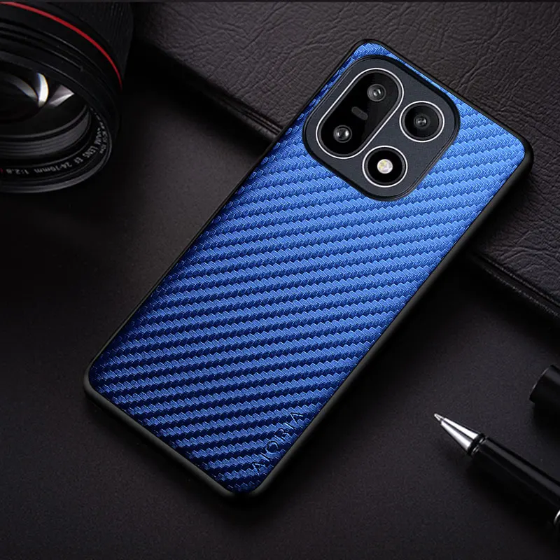 Sleek Carbon Fibre Texture Phone Case - Fashion Design Soft Back Cover