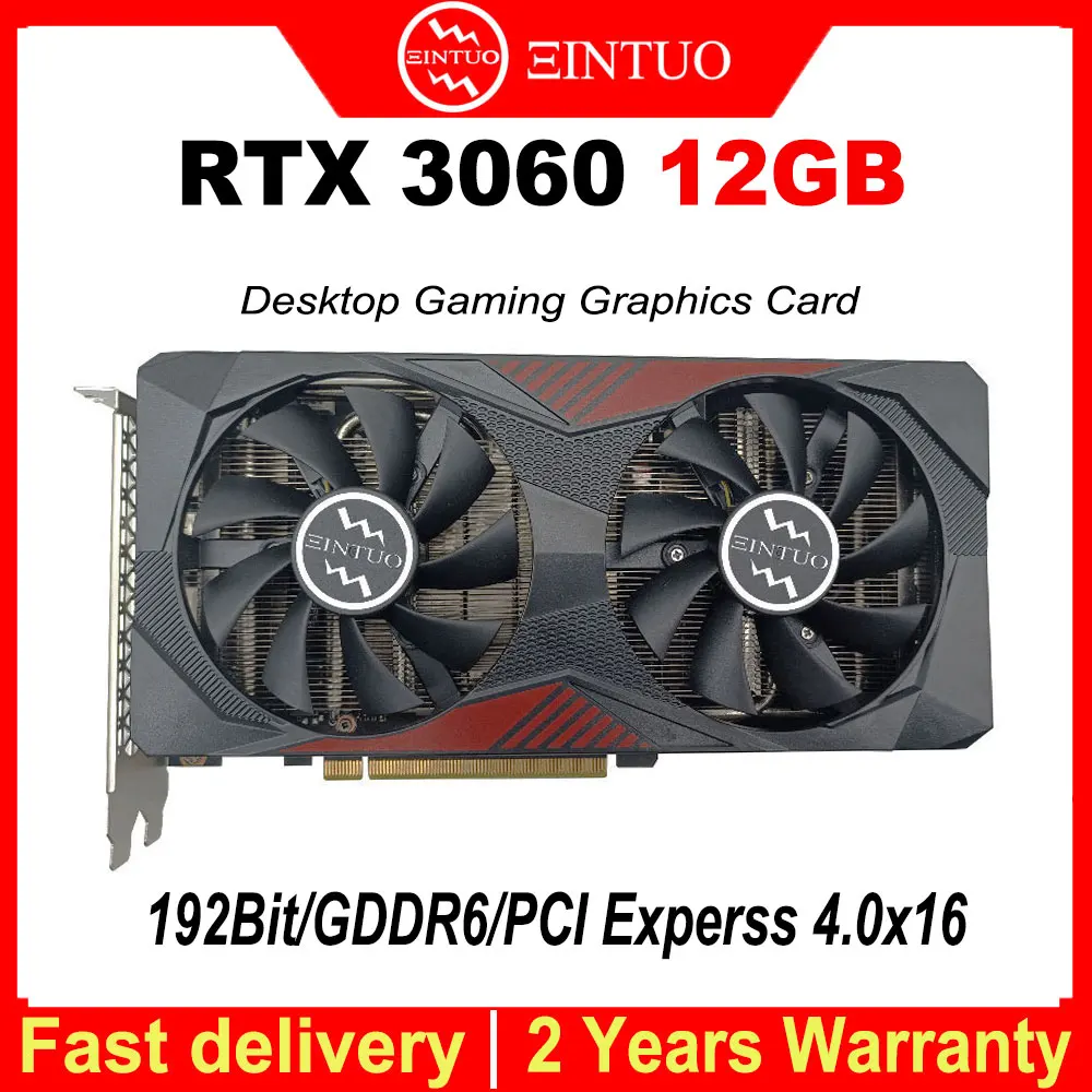 Scheda Grafica Rtx3060 12Gb Gddr6 192Bit Gaming Gpu Dp * 3 Pci Express 4.0 X16 Rtx 3060 Scheda Video Per Computer Desktop Da Gioco 12G