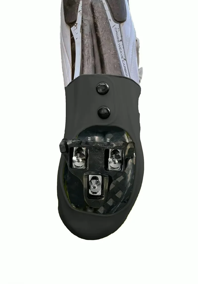 Silicone Snap-on Toe Covers for Road Cyclists Enhanced Warmth Men Women Spring Fall Chilly Conditions