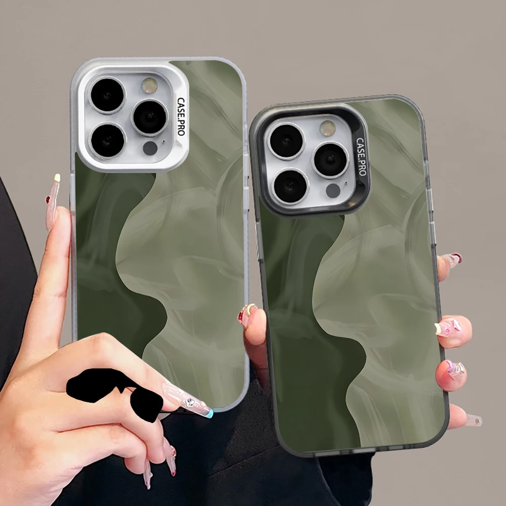 Elegant Dark Green Matte Phone Case Cover - Simple Design