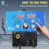250Amp MIG Welder 3 in 1, 220V Flux Core Gas Solid Wire IGBT Inverter Welding Machine with Torch, Digital MIG Lift TIG Stick 4