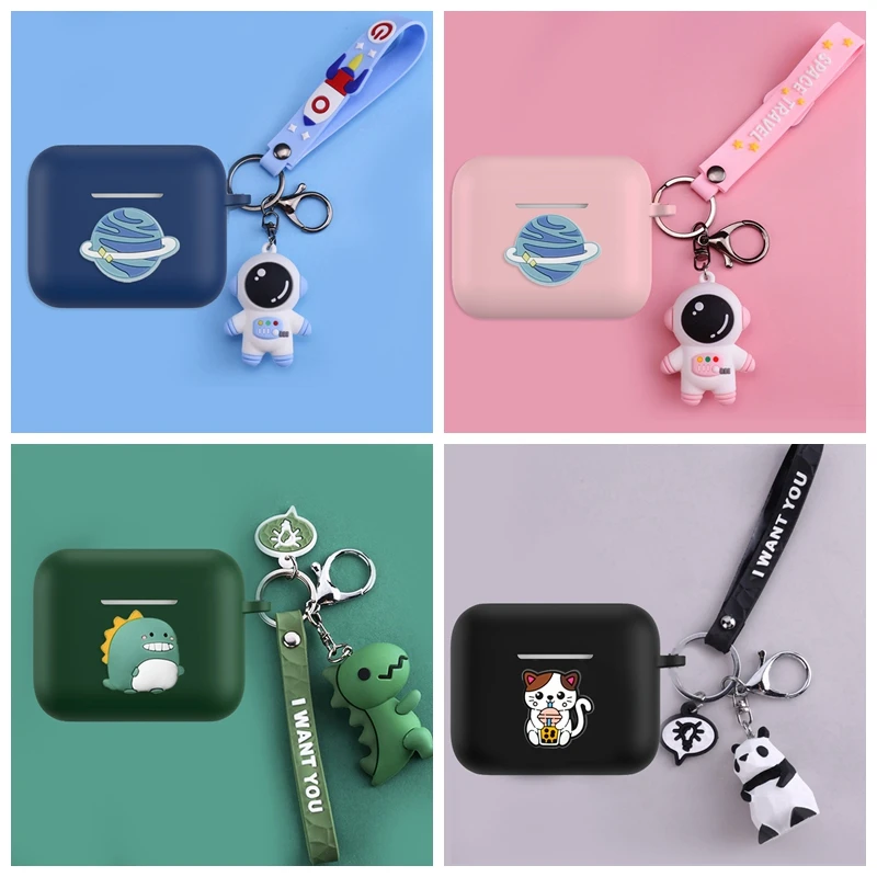 Per Sony Wf-1000Xm5/ Xm4 / Xm3 Custodia Cartoon Astronauti/Pandas/Dinosauri Animali Auricolari In Silicone Cover Carino Per Sony Xm4