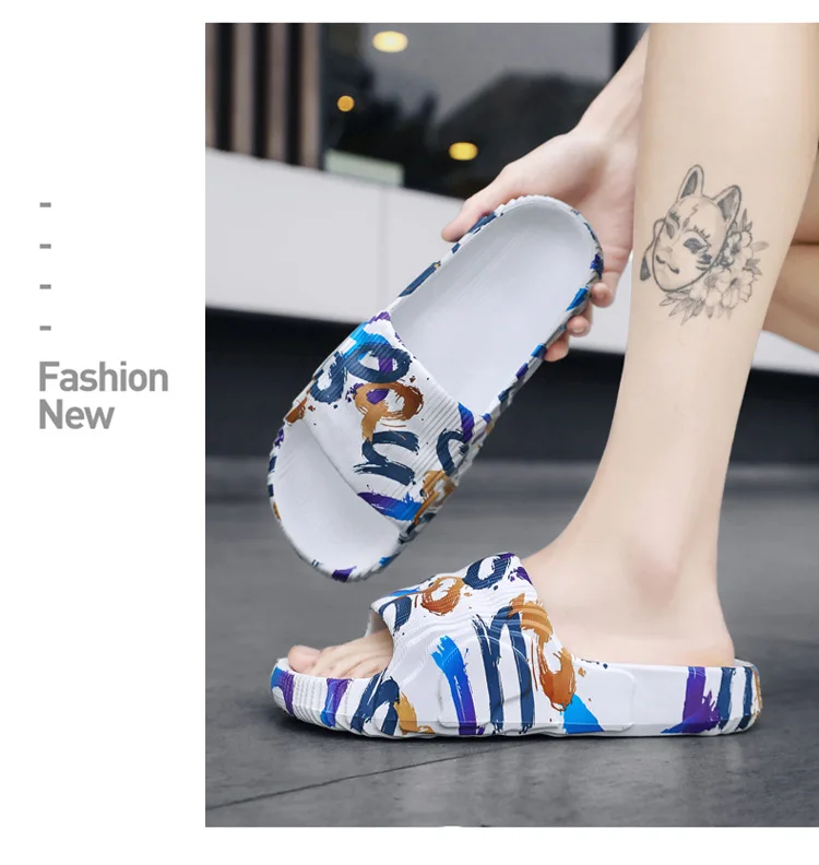 Camo Slippers for Men Soft EVA Sole