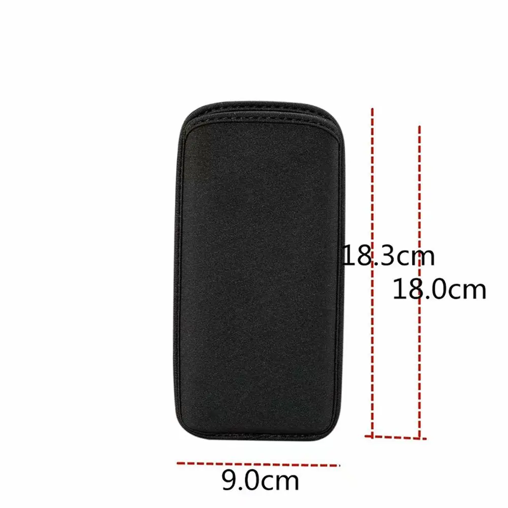 Universal Waterproof Shockproof Neoprene Smartphone Pouch - Black
