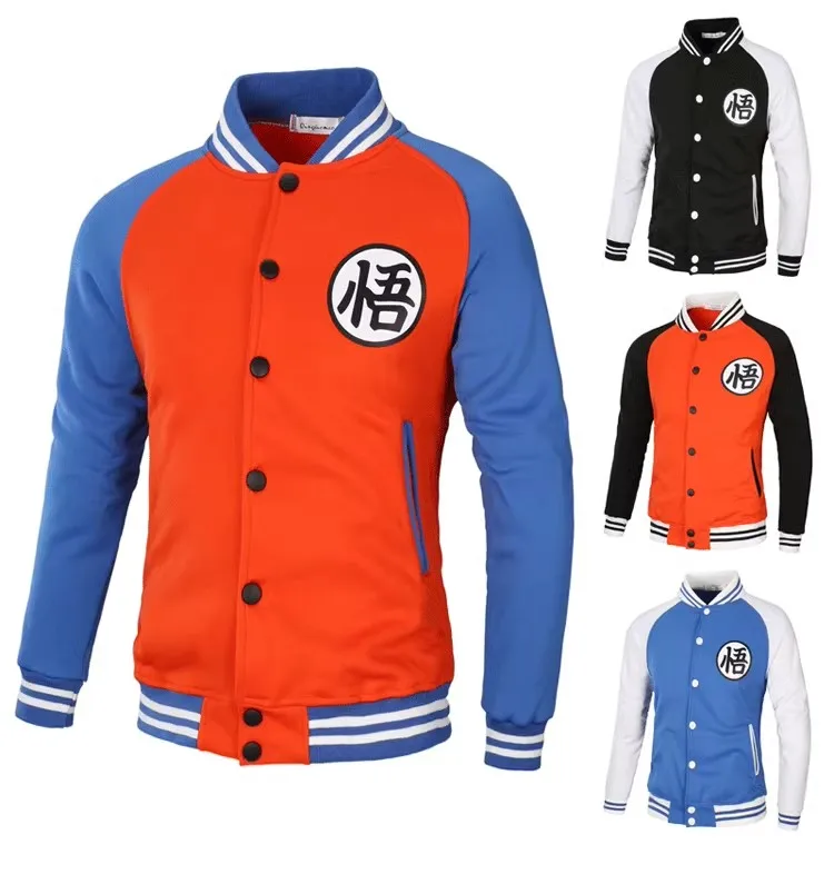 Jackets New College Varsity Coats Youth Stand Collar Sweatshirts Outerwear Baseball Uniform Comfort Sportswear Men's Jersey Tops