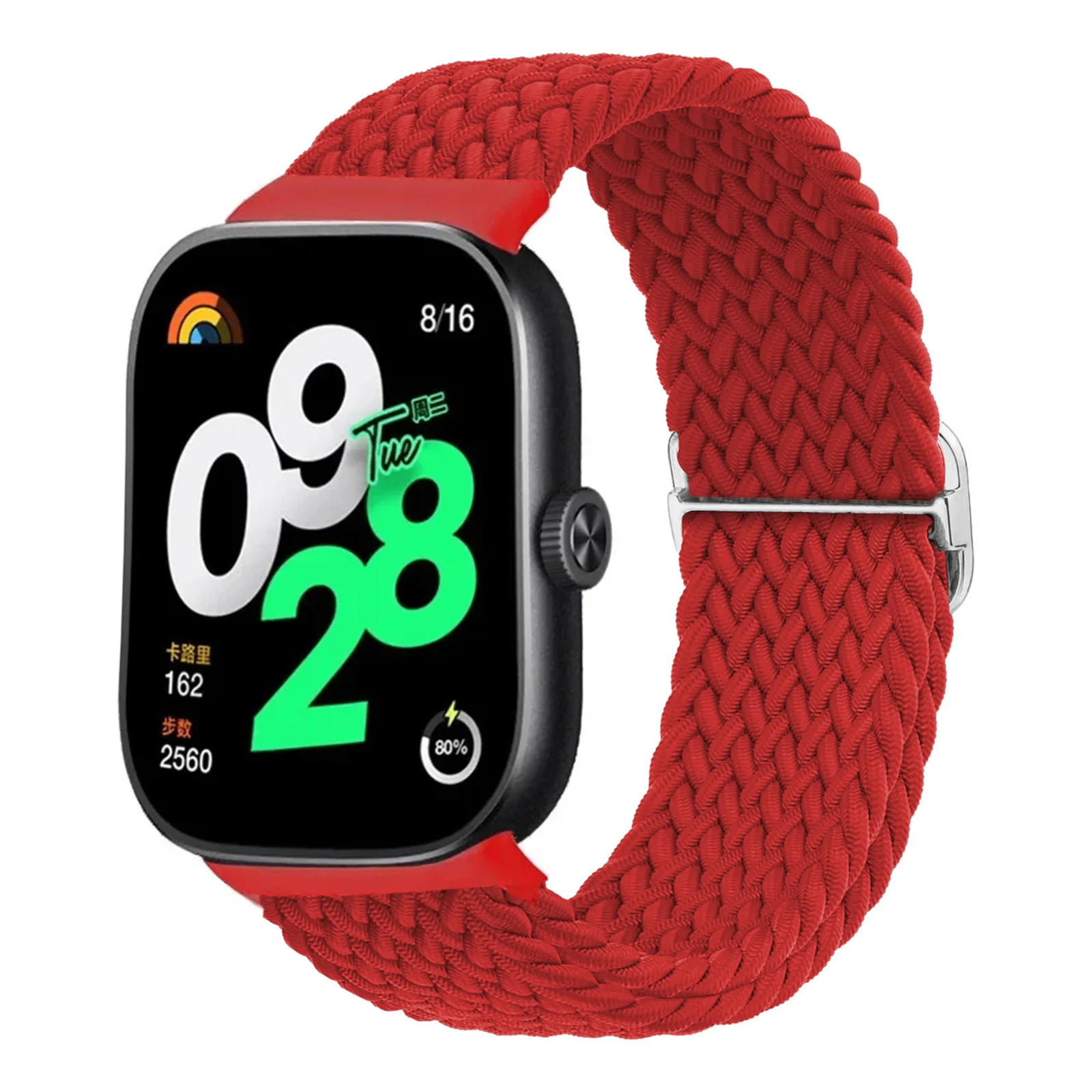 Braided Strap Elastic Loop Adjustable Sport Nylon Replacement Bracelet
