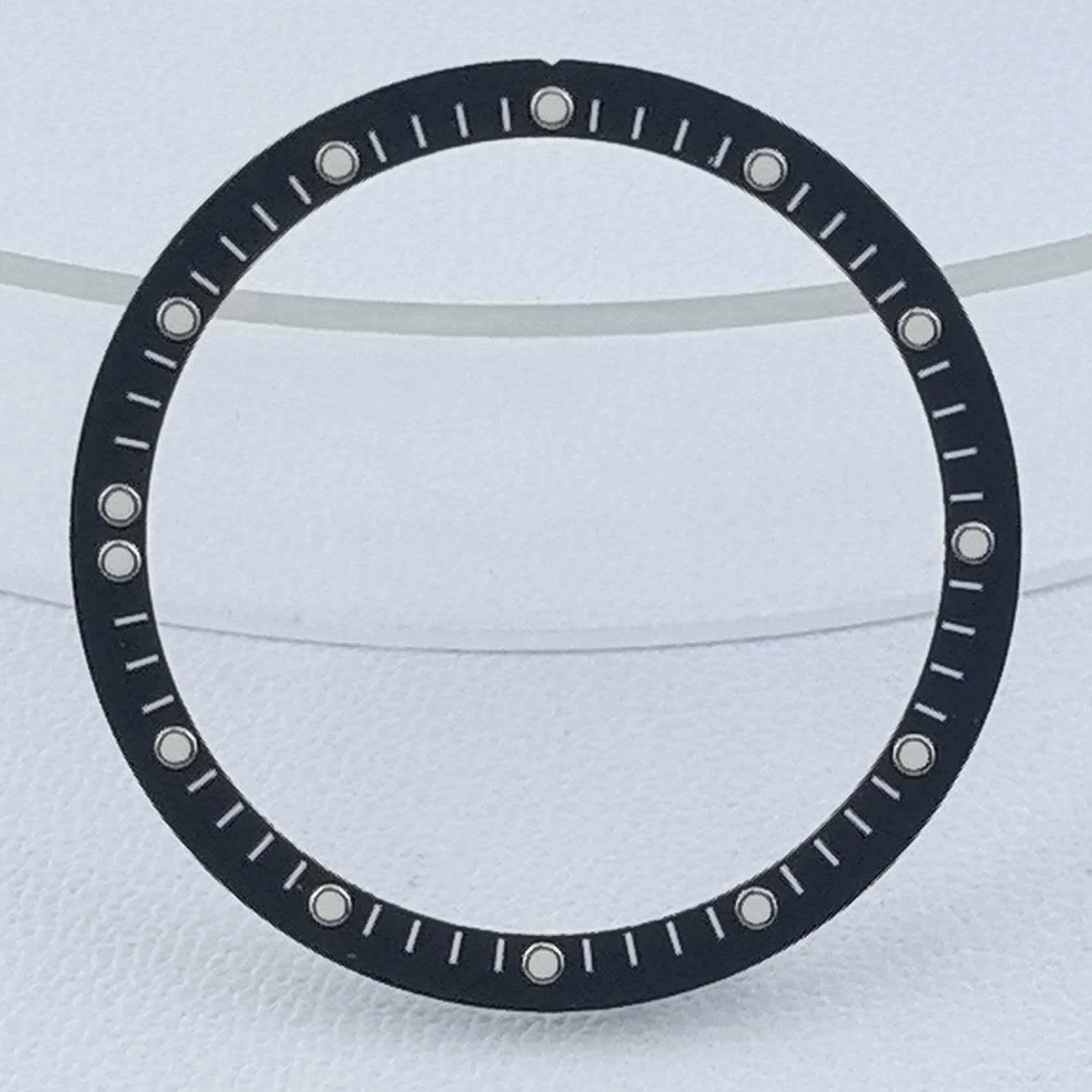 28.5mm Green Luminous Dial with Transparent Surface - Hollow Design