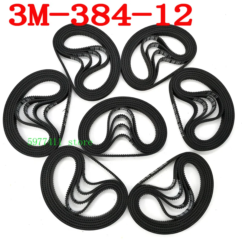 Gates Carbon Drive HMParts Keilriemen Für E-Scooter - Richeng HTD 384-3M-12 Electro Scotter