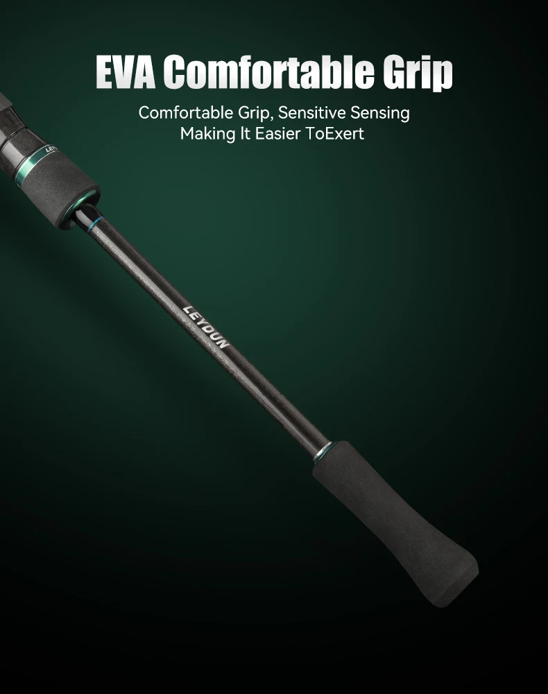 Leydun 2026 AURA T1100 Spinnrute mit FUJI Führungsringen, 87,5g, AR79MLM, 84M, Tintenfisch-Bootsrute aus Kohlefaser – Detail 7