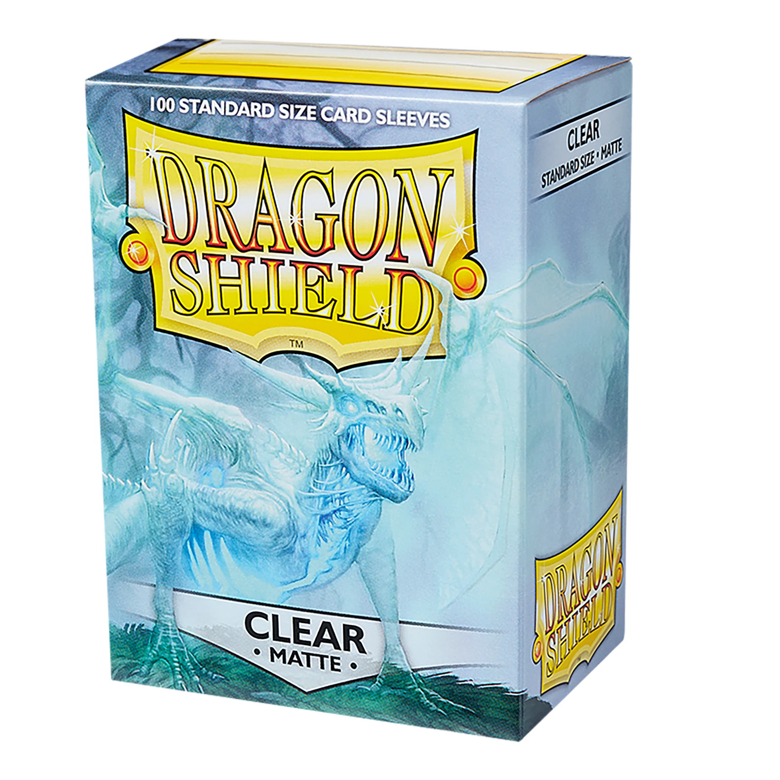 Playing Card Cover 5 Packs 100ct Dragon Shield Matte Clear Standard Size Sleeves Tournament Play Card Protector MTG/PTCG/FAB Covers 66x91mm