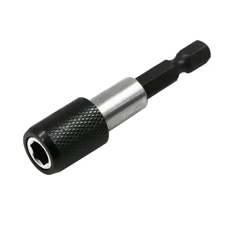 

1 Pcs Quick Release Magnetic Bit Screwdriver Holder 1/4" Hex Shank Magnetic Cr-V Drywall Screw Bit Holder Drill Screw Tool 60mm