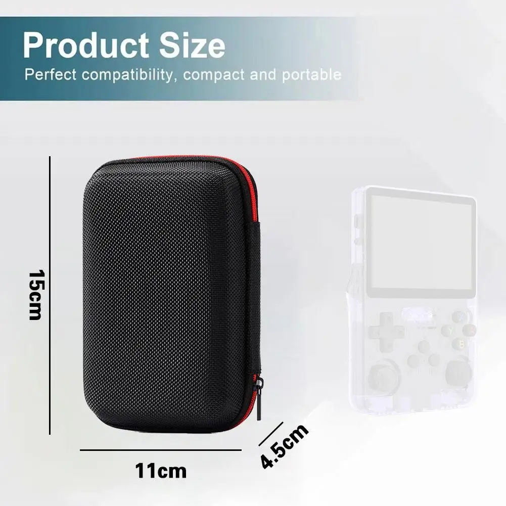 1pcs For R36S/R35S Game ConsoleGame Console Storage Bag Shockproof Protective Case Handbag Travel Bag Case Multifunction Tools