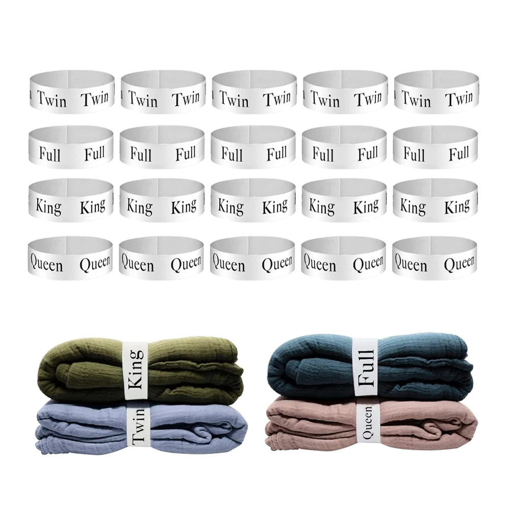 20'li Çarşaf Organizatör Bantları, Dolap Organizasyon Çarşaf Askıları, Elastik Çarşaf Saklama Çarşafı Bekçileri