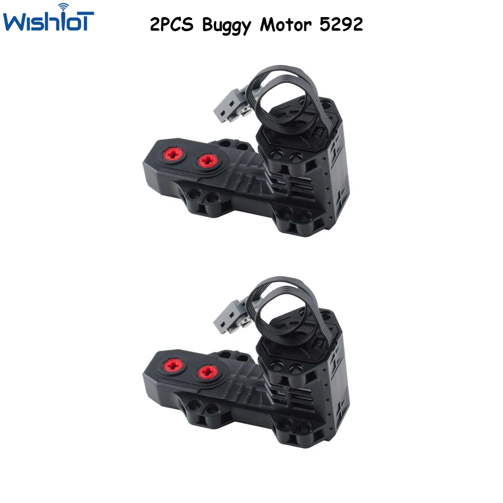 2 Pz 5292 Buggy Motor Monster Motor Power Funzioni Parti Tecniche Assemblato Building Block Moc Fuoristrada Veicoli Sportivi
