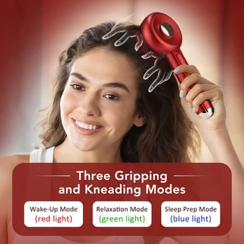 Cordless Electric Scalp Massage Comb with 3 Modes, Rechargeable Portable Hair Care for Stress Relief & Hair Growth CE Certified