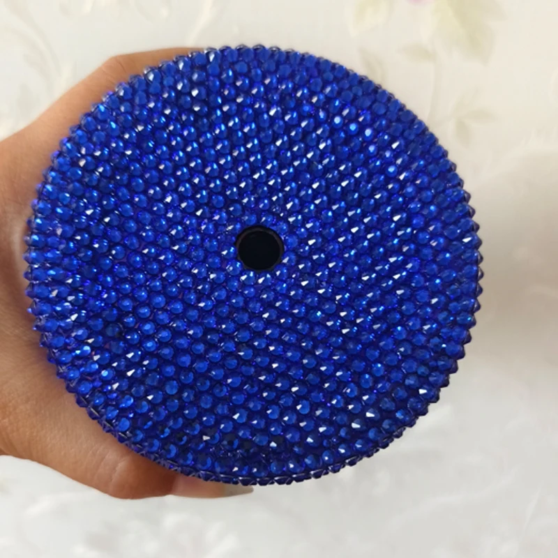 Luxuriöser, mit Strass besetzter Edelstahl-Strohhalmbecher, funkelnde 500-ml-Thermoskanne aus Glas mit Strasssteinen, modische Kaffeetasse – Detail 7