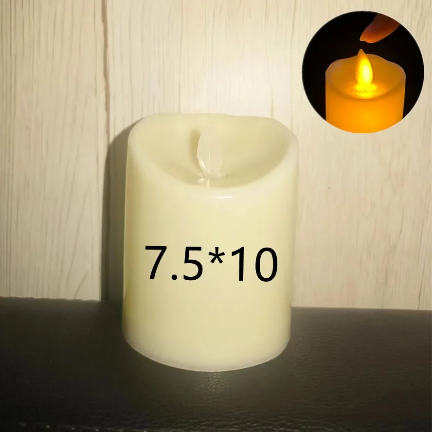 Flameless Flickering LED Battery-Powered Candles for Warm Ambiance and Decorative Elegance