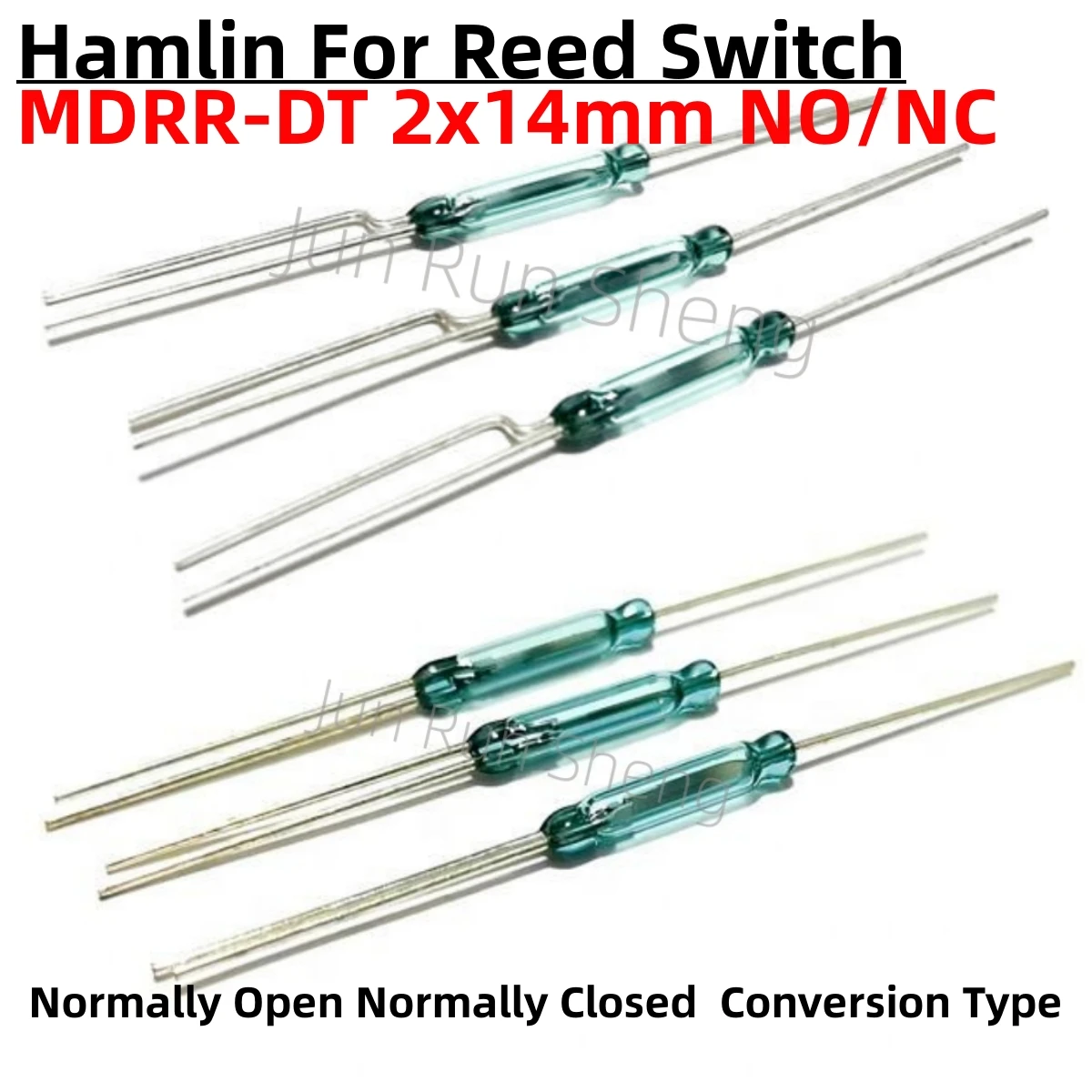 50/20/10Pcs Dry Reed Pipe Mdrr-Dt Reed Contact Switch 2*14Mm 0.25A 5W 175V Normalmente Aperto/Chiuso No/Nc Sensore Magnetico Di Conversione