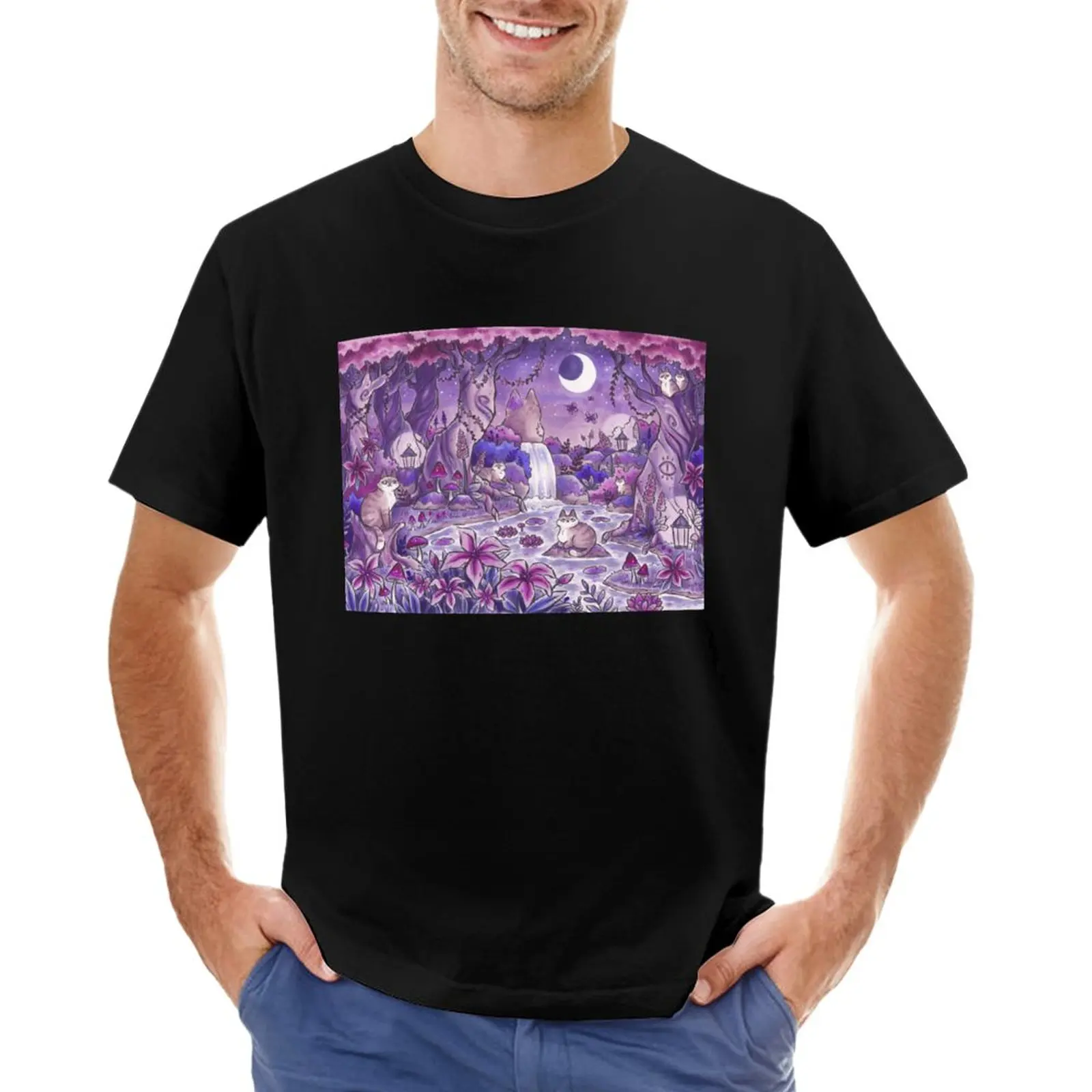 

Magical Cat Glade T-Shirt sports fan t-shirts boys white t shirts black t shirts t shirts men