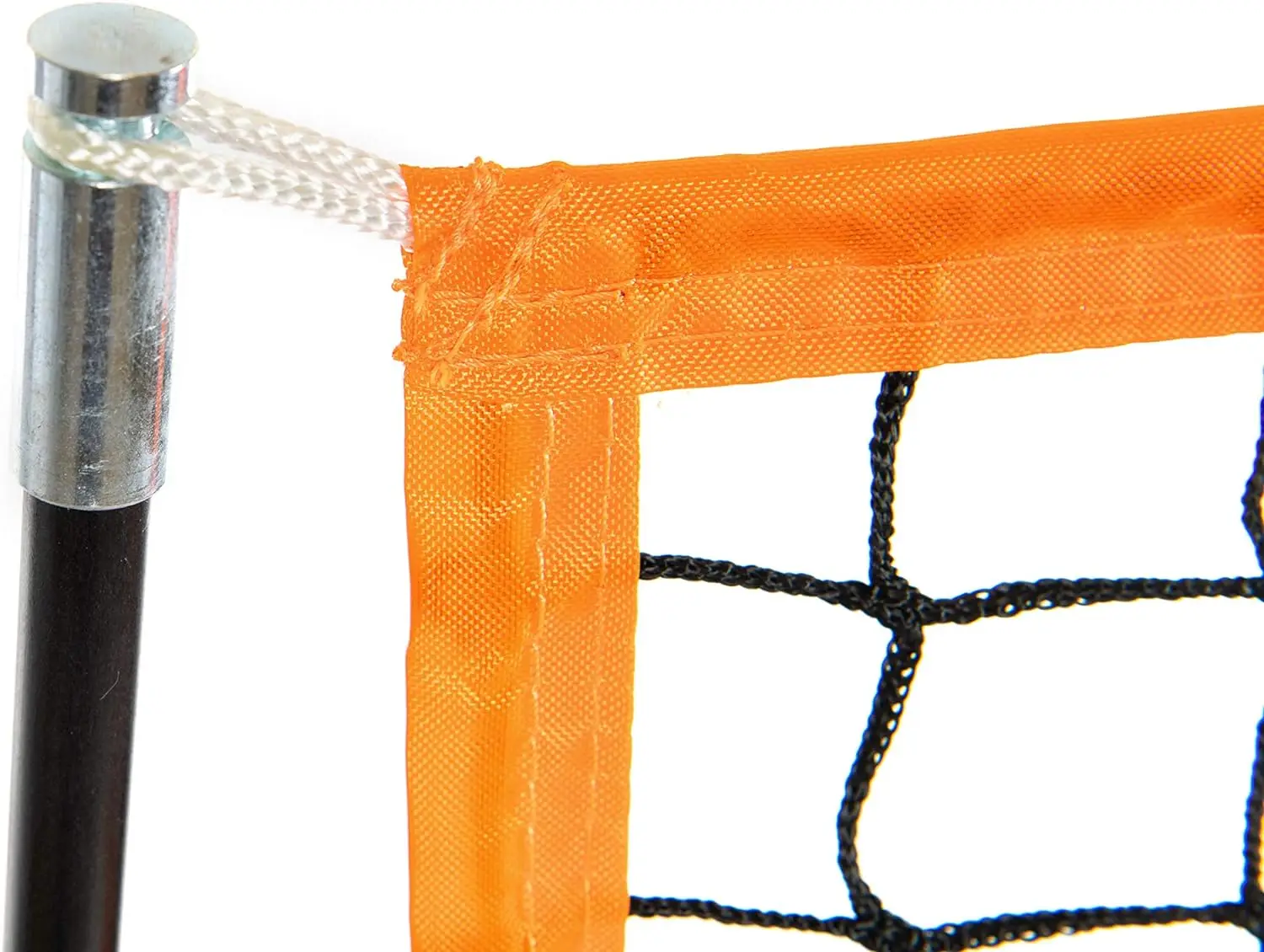 CHAMPRO MVP Portable Lightweight Protective L-Screen, Baseball/Softball Pitcher's Net, 7' X 7' Orange
