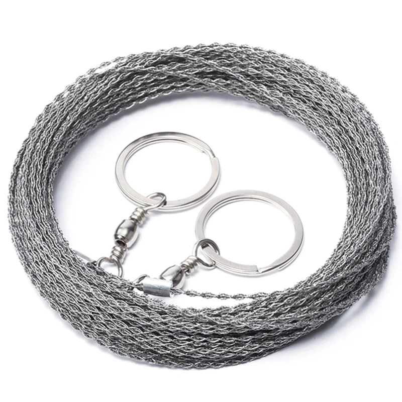 Q2Q4 Survival Stainless Steel Hand Pocket Wire Outdoor Emergency Rescue Gear