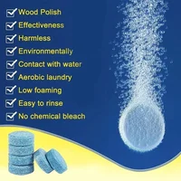 Car Windshield Glass Cleaner Tools Car Accessories Auto Wiper Glass Cleaning Effervescent Tablets 2-100Pcs 1Pcs=4L Water 2