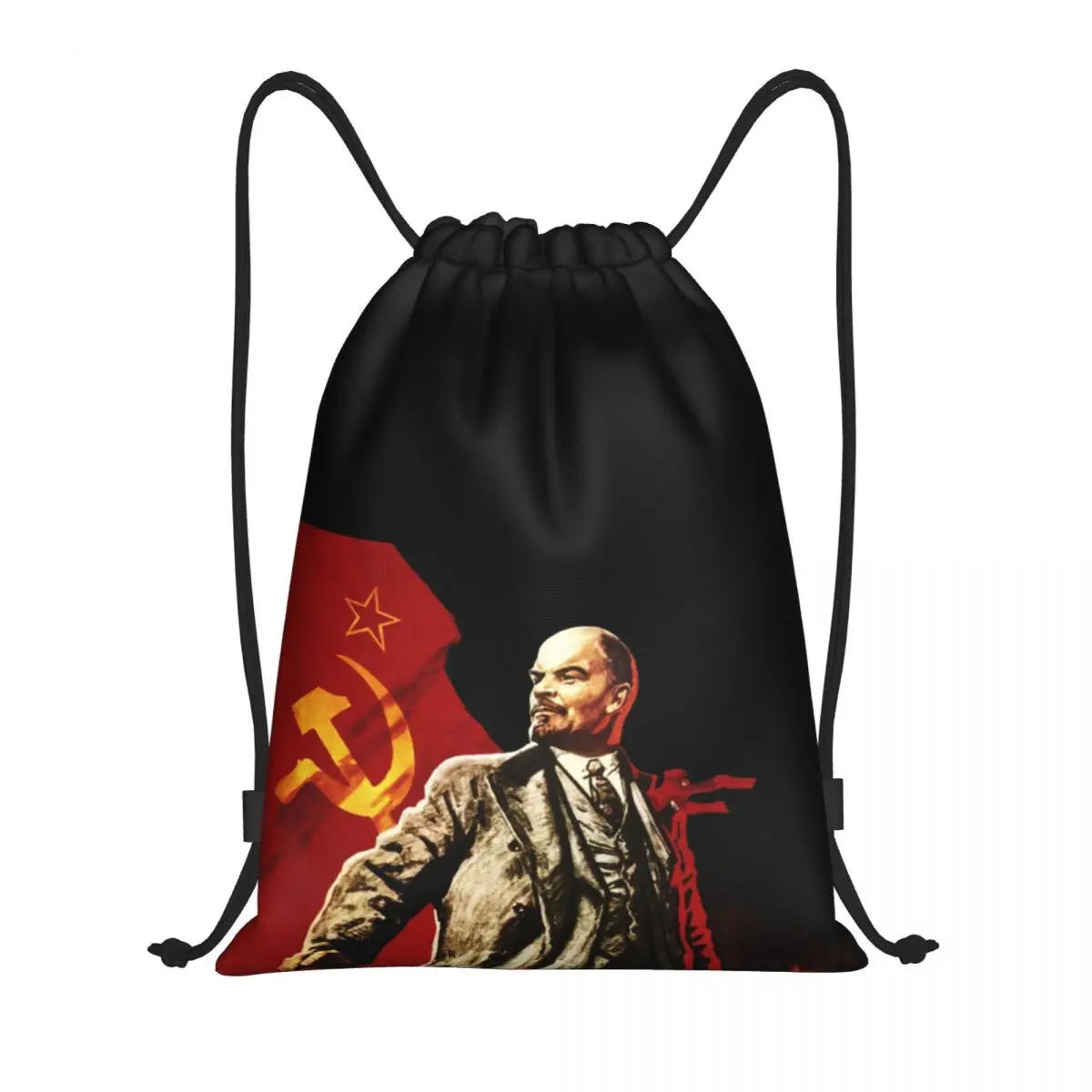 

Индивидуальные сумки на шнурке Lenin для женщин и мужчин, легкий спортивный рюкзак для хранения в спортивном зале СССР России