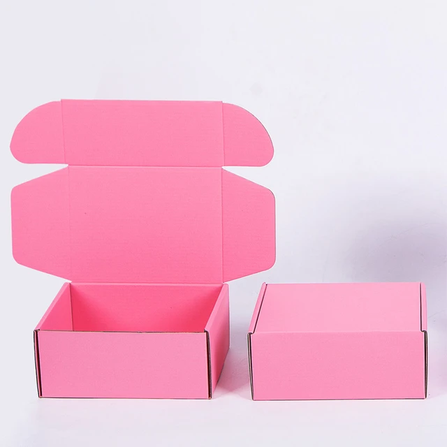 5Pcs Orange Cardboard Shoe Boxes Gift Package Carton Box Mysterious Box  Corrugated Shipping Box 32x20x12cm - AliExpress