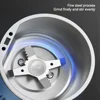 New Portable Coffee Grinder Household Small Grain Grinder 8 Knife Stainless Steel Nut Bean Grain Grinding Mixer 6