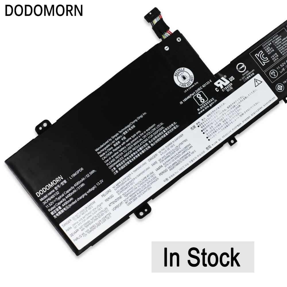 Dodomorn L19m3pd6 Bateria para Lenovo Ideapad Flex 515iil05 15alc05 14are05 14iil05 14itl05 14alc05 L19l3pd6 L19c3pd6 L19d3pd6 - Imagem 5