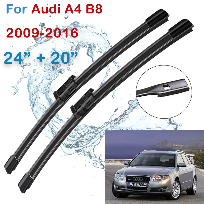 ForAudiA4B8200920162420FrontRearWiperBladesWindshield
