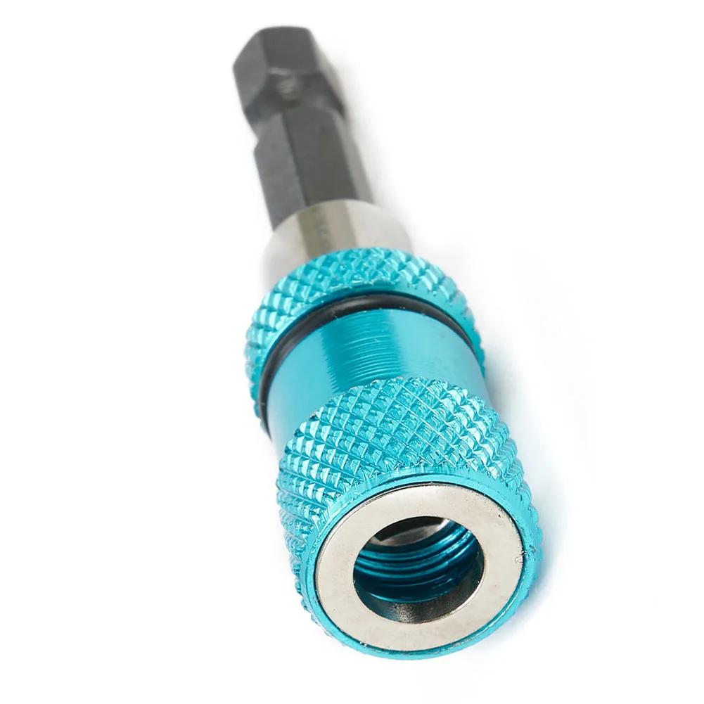 

Bit Magnetic Drywall Drill Hex Shank Holder Blue 1 pc Tool Adapter Release Extension Socket Screwdriver Useful